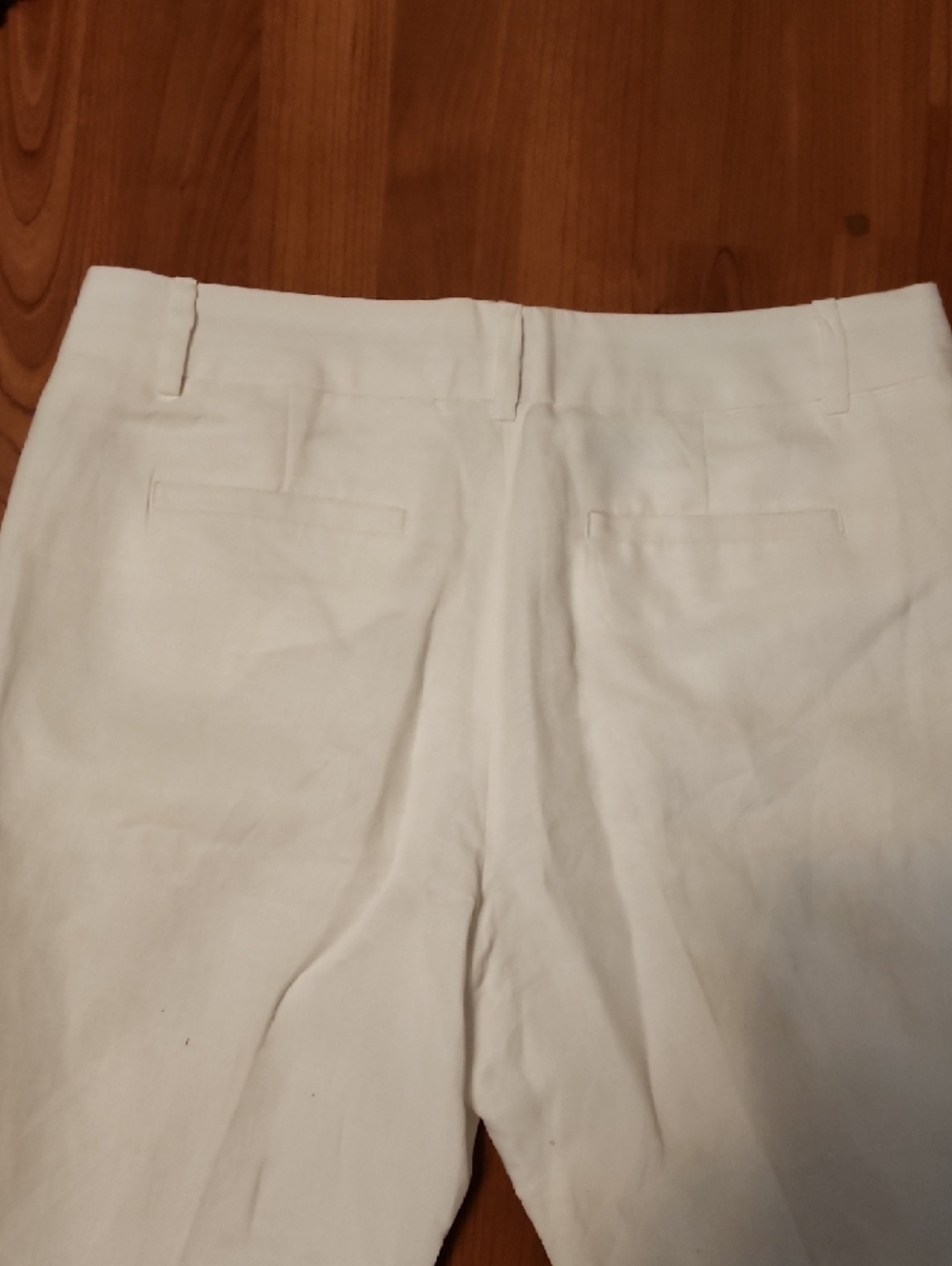 Banana Republic Cream Wide-Leg Linen-Blend Pants - Picture 7 of 10
